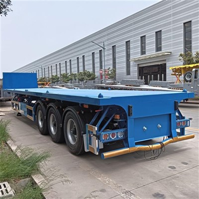 सिंगल टायर फ्लैटबेड ट्रेलर
